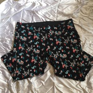 Lane Bryant Flowered Capris